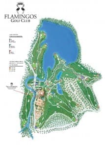 flamingos golf course map